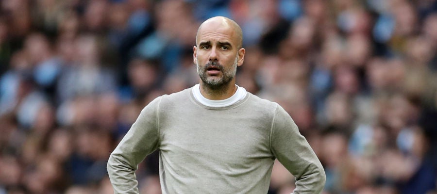 Pep Guardiola, entrenador del Manchester City Pep Guardiola, entrenador del Manchester City