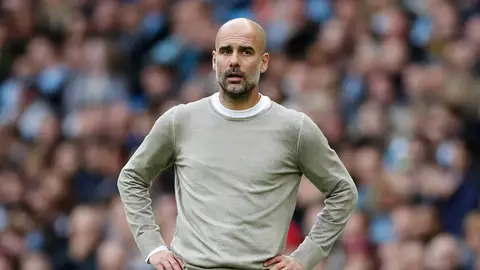 Pep Guardiola, entrenador del Manchester City Pep Guardiola, entrenador del Manchester City