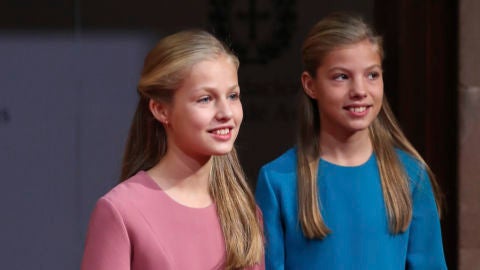 La princesa Leonor y la infanta Sof&iacute;a