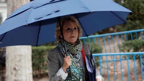 La expresidenta madrile&ntilde;a y exdirigente del PP de Madrid Esperanza Aguirre