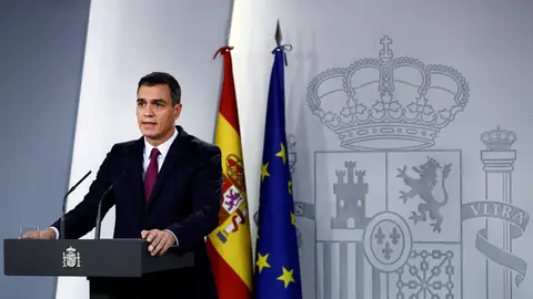 Imagen de archivo de Pedro Sánchez en Moncloa Imagen de archivo de Pedro Sánchez en Moncloa
