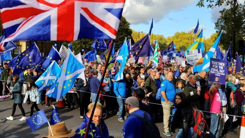 Manifestaci&oacute;n para pedir un segundo refer&eacute;ndum del Brexit