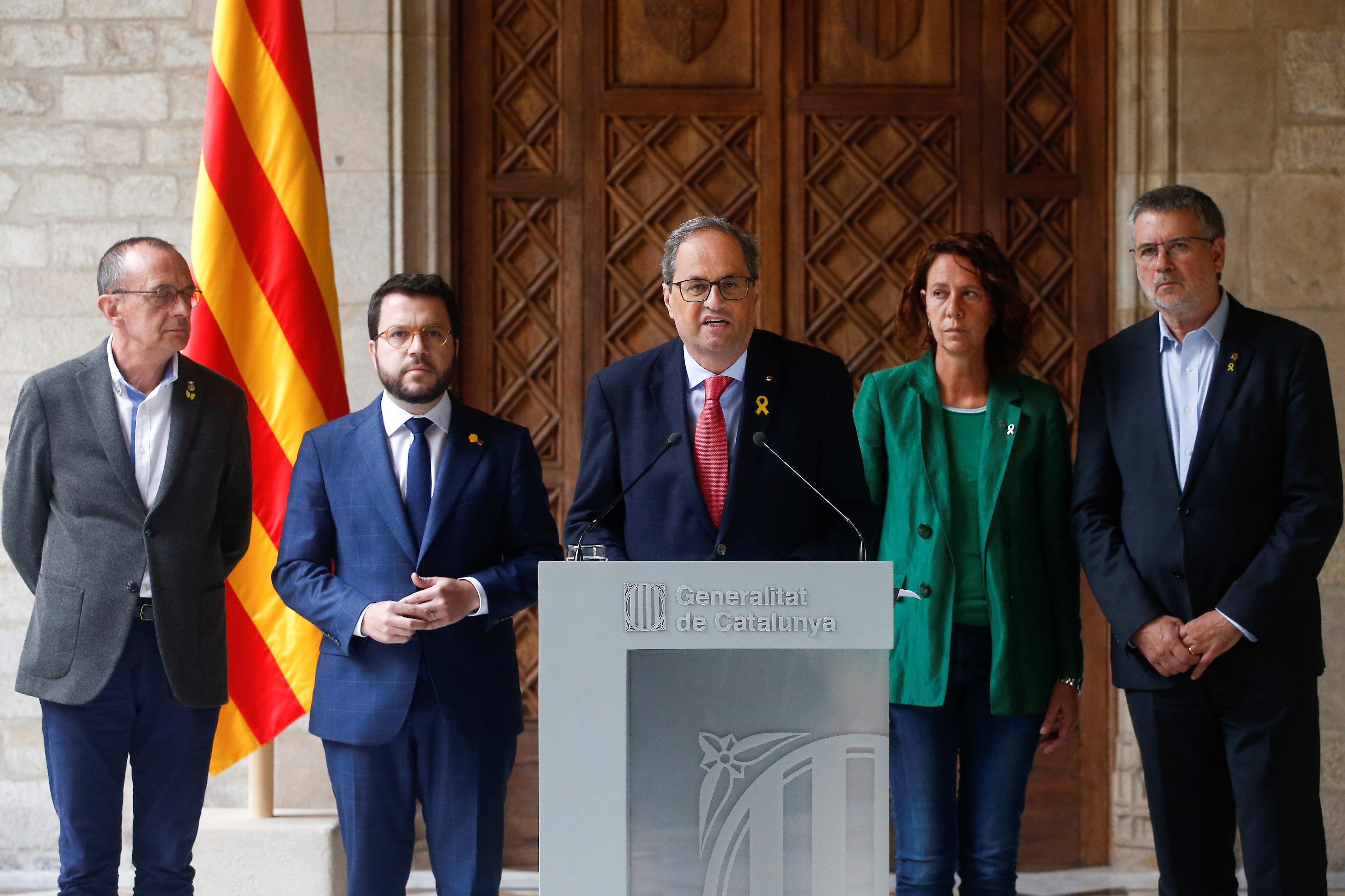 Torra tilda de "gran irresponsabilidad" que Sánchez no responda sus llamadas Torra tilda de "gran irresponsabilidad" que Sánchez no responda sus llamadas