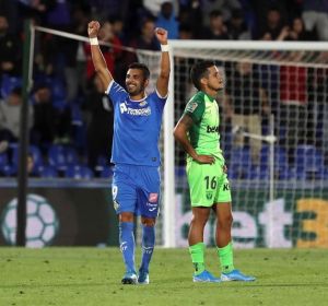 El delantero del Getafe, Ángel Luis Rodríguez El delantero del Getafe, Ángel Luis Rodríguez