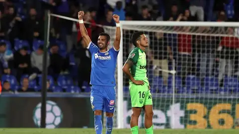El delantero del Getafe, Ángel Luis Rodríguez El delantero del Getafe, Ángel Luis Rodríguez