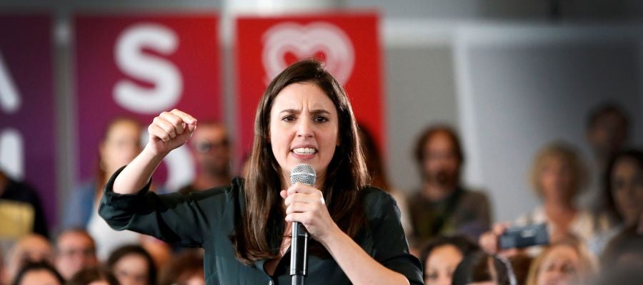 Irene Montero en un acto en Alicante Irene Montero en un acto en Alicante