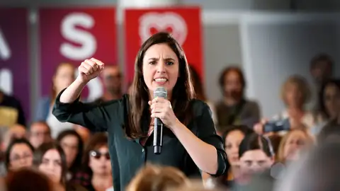 Irene Montero en un acto en Alicante Irene Montero en un acto en Alicante