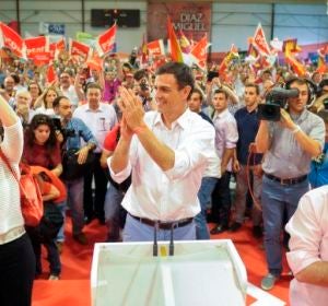 Pedro Sánchez ya estuvo en Alcázar de San Juan en un acto de campaña en mayo de 2.017 Pedro Sánchez ya estuvo en Alcázar de San Juan en un acto de campaña en mayo de 2.017
