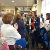Reyes Maroto ha participado en Puertollano en un acto de precampaña electoral Reyes Maroto ha participado en Puertollano en un acto de precampaña electoral