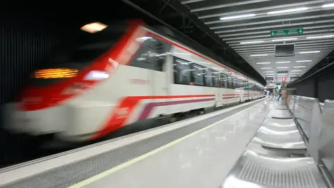 Imagen de archivo tren de Cercanías. Imagen de archivo tren de Cercanías.