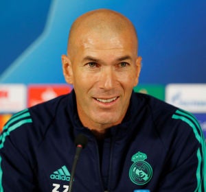 Zinedine Zidane, en rueda de prensa Zinedine Zidane, en rueda de prensa