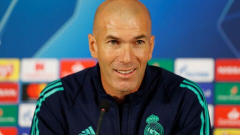 Zinedine Zidane, en rueda de prensa