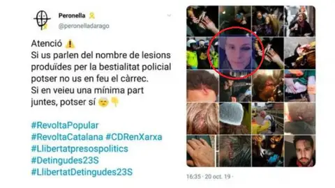 El tuit con la imagen de Kevin Gameiro El tuit con la imagen de Kevin Gameiro