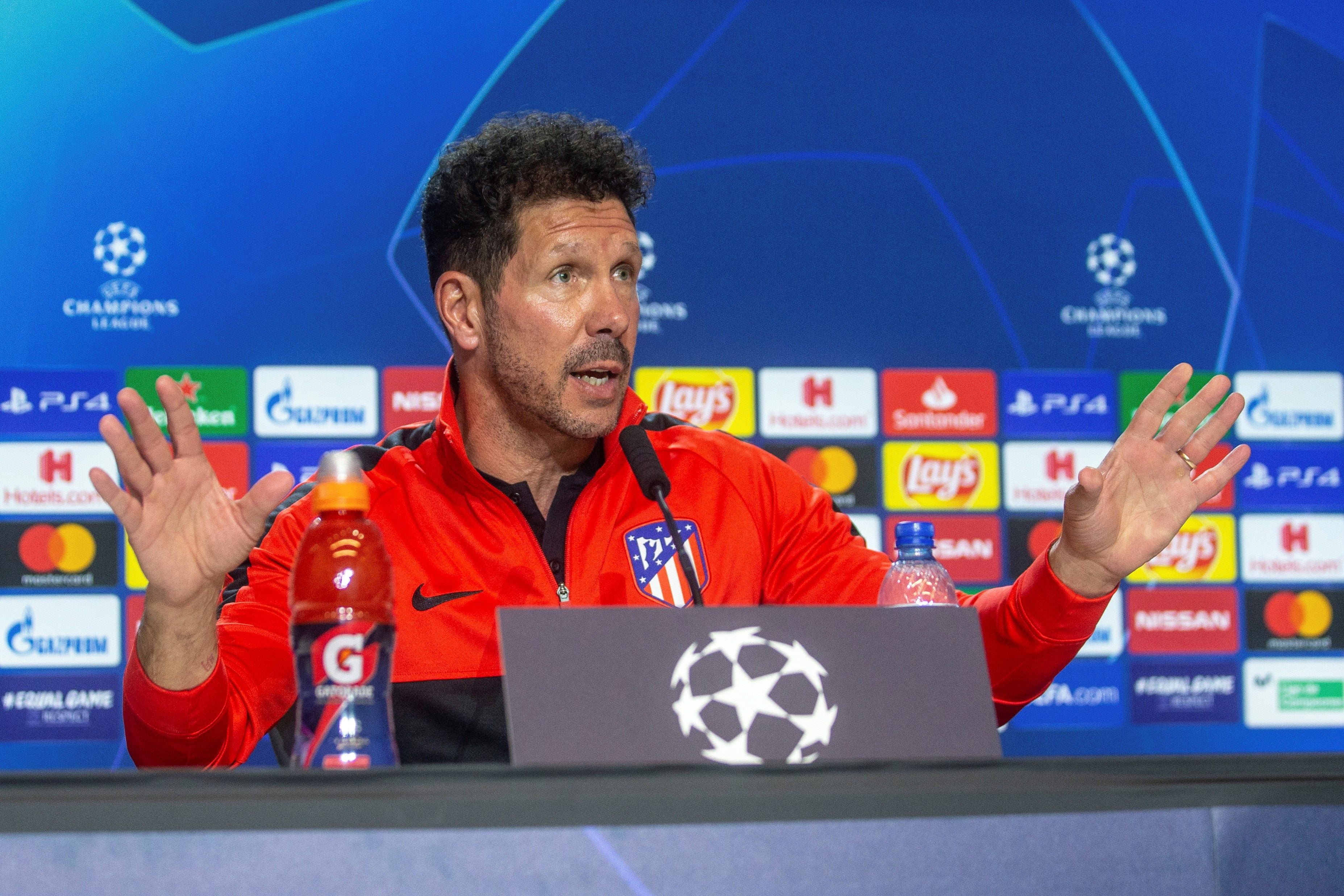 Simeone: "Cuando aparece el gol, todo se ve mejor" Simeone: "Cuando aparece el gol, todo se ve mejor"