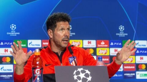 Simeone en rueda de prensa