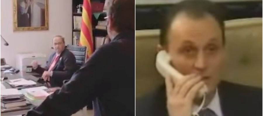 Comparan el vídeo de Torra con el de Lopera "salvando" al Betis Comparan el vídeo de Torra con el de Lopera "salvando" al Betis