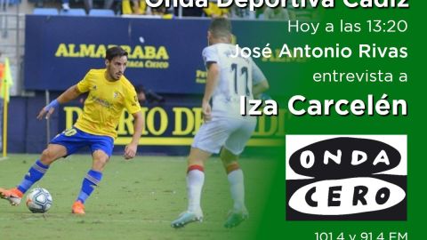 Hoy en Onda Deportiva C&aacute;diz nos acompa&ntilde;a el jugador cadista Iza Carcel&eacute;n. 