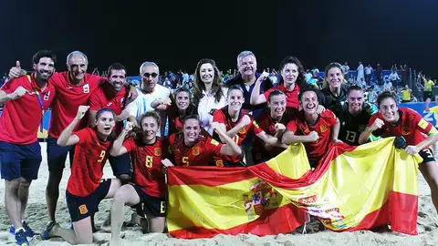 La selección española de fútbol playa La selección española de fútbol playa