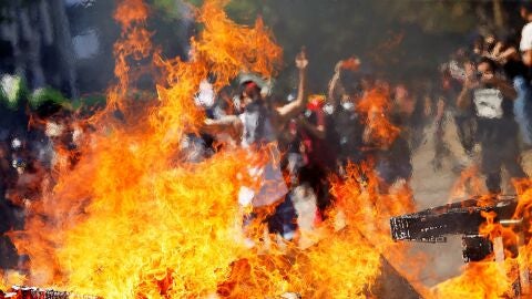 Nueva jornada de protestas en Santiago de Chile
