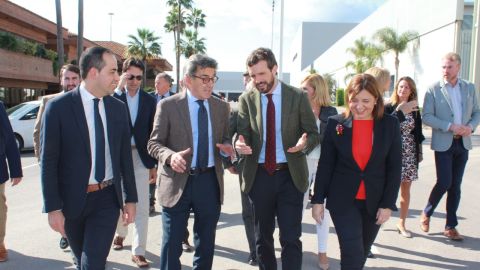 En su visita a Vila-real el l&iacute;der popular ha presentado sus propuestas electorales para el sector empresarial. 
