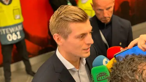 El centrocampista del Real Madrid, Toni Kroos. El centrocampista del Real Madrid, Toni Kroos.