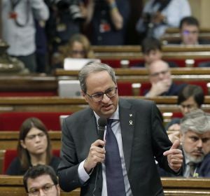 Quim Torra se autoinculpa por delito de sedición en solidaridad por los presos del 'procés' Quim Torra se autoinculpa por delito de sedición en solidaridad por los presos del 'procés'