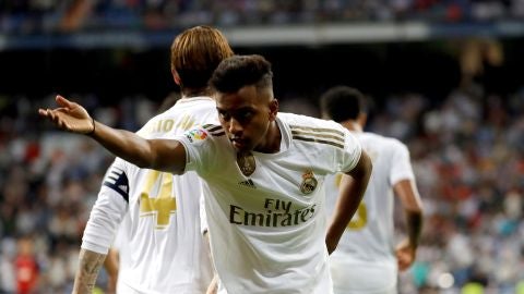 El atacante del Real Madrid, Rodrygo Goes.