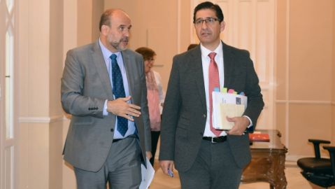 Mart&iacute;nez Guijarro y Caballero se han reunido en la Diputaci&oacute;n