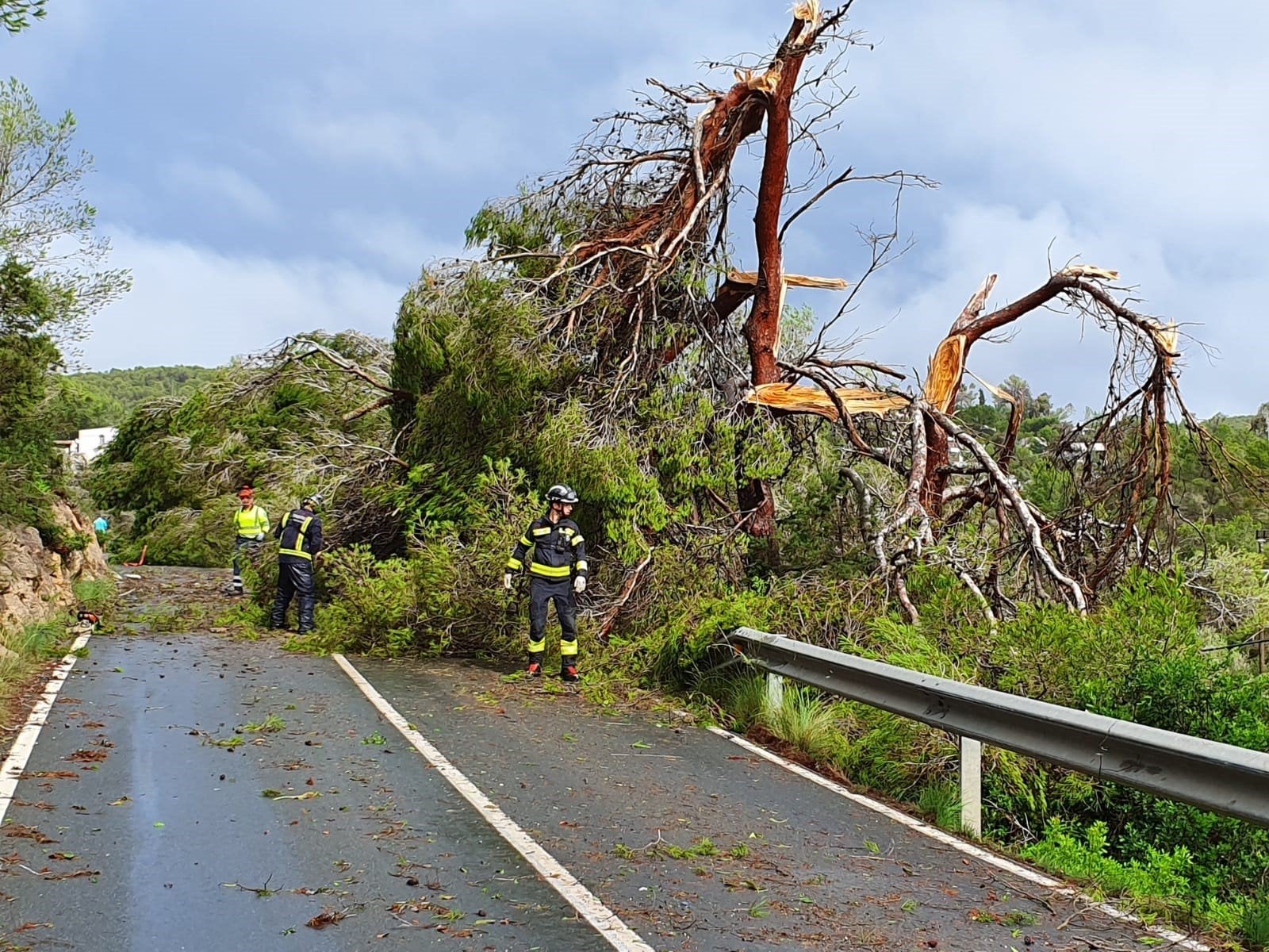 La peor parte del temporal se la lleva Ibiza La peor parte del temporal se la lleva Ibiza