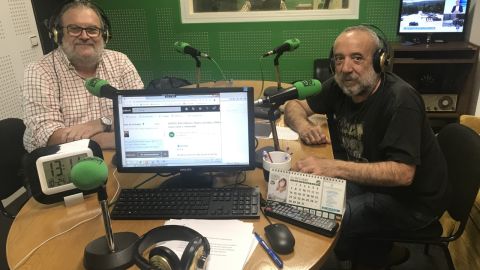 Jubilados que fueron a la manifestaci&oacute;n a Madrid