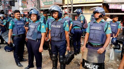 Polic&iacute;a de Bangladesh 