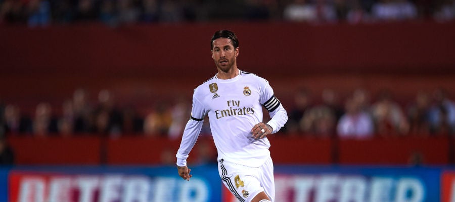 Sergio Ramos, en un partido con el Real Madrid Sergio Ramos, en un partido con el Real Madrid