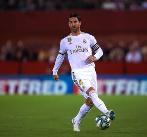 Sergio Ramos, en un partido con el Real Madrid Sergio Ramos, en un partido con el Real Madrid