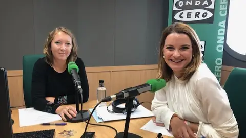 La cabeza de lista del PP balear al congreso, Marga Prohens, en los estudios de Onda Cero Mallorca. Elecciones 10N