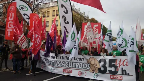 Huelga de la administración regional en Palencia Palencia