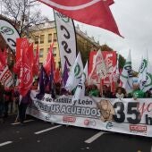 Huelga de la administración regional en Palencia