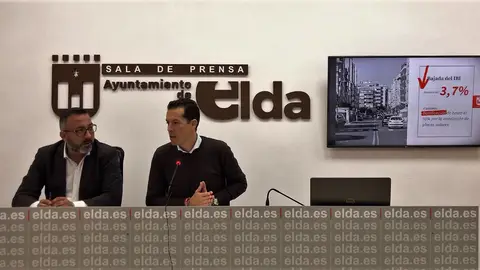 El alcalde de Elda y el concejal de Hacienda. El alcalde de Elda y el concejal de Hacienda.