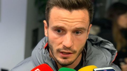 El centrocampista, Sa&uacute;l &Ntilde;&iacute;guez. 