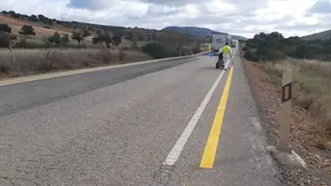 Han comenzado las obras de rehabilitación en la N-430 Han comenzado las obras de rehabilitación en la N-430
