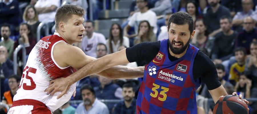 Mirotic, en un partido con el Barcelona Mirotic, en un partido con el Barcelona