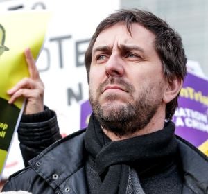 Comín y Puig se desmarcan de los CDR. Comín y Puig se desmarcan de los CDR.