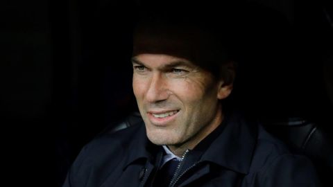 El entrenador del Real Madrid, Zinedine Zidane. 