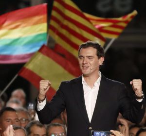 Albert Rivera, en el cierre de campaña de Ciudadanos. Albert Rivera, en el cierre de campaña de Ciudadanos.