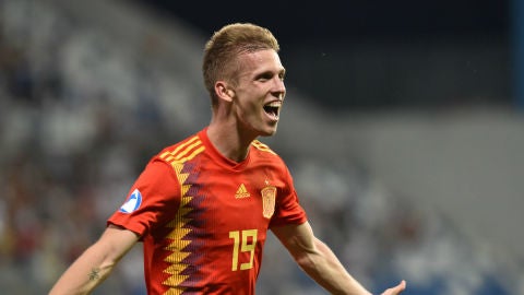 Dani Olmo, con Espa&ntilde;a sub 21