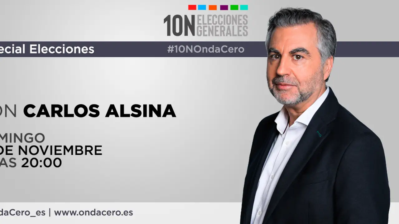 Especial Elecciones con Carlos Alsina Especial Elecciones con Carlos Alsina