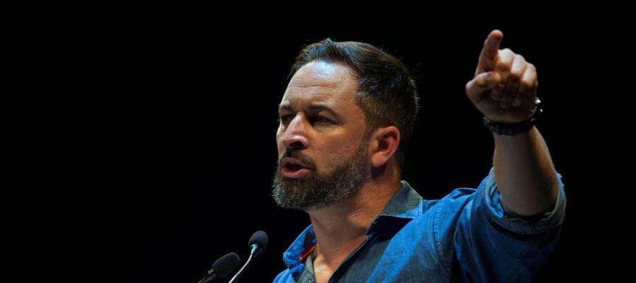 Santiago Abascal durante un acto de Vox (Archivo) Santiago Abascal durante un acto de Vox (Archivo)
