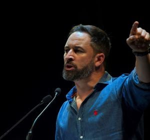 Santiago Abascal durante un acto de Vox (Archivo) Santiago Abascal durante un acto de Vox (Archivo)