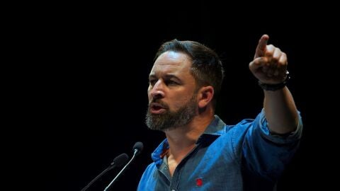 Santiago Abascal durante un acto de Vox (Archivo)