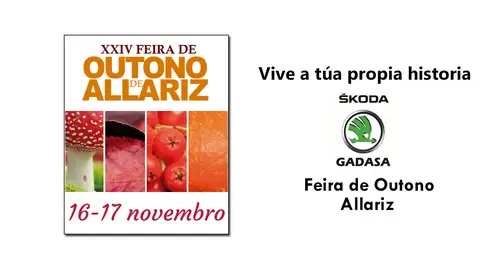 XXIV Feira do Outono Allariz celebra a súa XXIV Feira do Outono o 16 e 17 de novembro