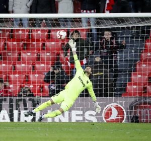 Aitor Fernández, durante un partido de LaLiga Aitor Fernández, durante un partido de LaLiga